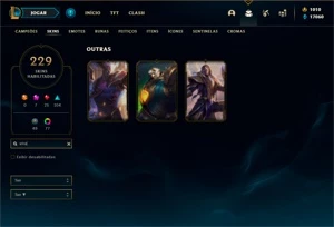 Conta lol top Diamante 2 - League of Legends