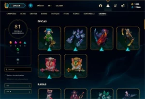 Conta lol top Diamante 2 - League of Legends
