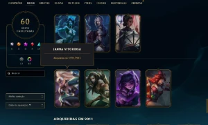 Conta Janna Vitoriosa Kayle Juiza E Mais 3 Skins Ultimates - League of Legends LOL