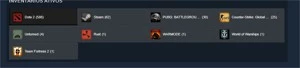 Conta Steam/Dota 2 171 JOGOS