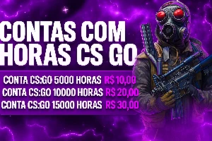 Counter Strike Contas 1K Horas \ 2K Horas\ 5K Horas CS