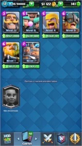 Conta LVL12 3 Cartas lvl Max todas lendárias 4600 troféus - Clash Royale