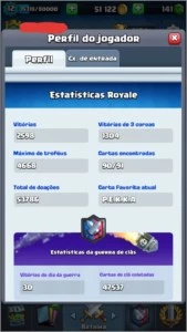 Conta LVL12 3 Cartas lvl Max todas lendárias 4600 troféus - Clash Royale