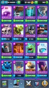 Conta LVL12 3 Cartas lvl Max todas lendárias 4600 troféus - Clash Royale