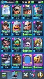 Conta LVL12 3 Cartas lvl Max todas lendárias 4600 troféus - Clash Royale