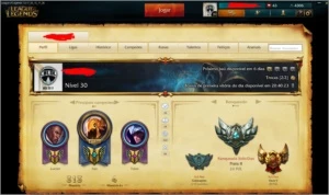 Conta Prata 2 Solo Q (Borda) Gold 5 Flex 5x5 - League of Legends LOL