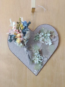 Quadro Coração Botanico - Artesanato e Personalizados