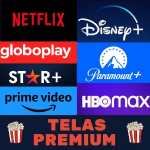 Telas Premium de Streamings - Netflix Prime video ETC R$16 - Assinaturas e Premium