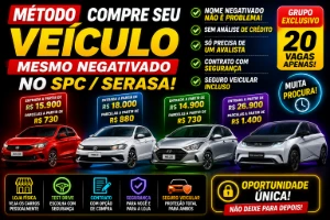 Método: Compre Seu Veículo Mesmo Negativado No Spc/Serasa