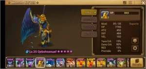 Summoners Wars Global Lv max