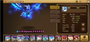 Summoners Wars Global Lv max