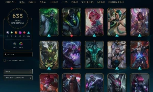 Conta  D1 635 Skins Handmade + Conta De Valorant 30 Skins - League of Legends LOL