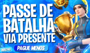 [Pague Menos]  Passe De Batalha via Presente Fortnite