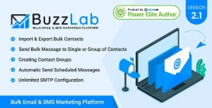 BuzzLab – Bulk Email And SMS Marketing Platform PHP - Softwares e Licenças