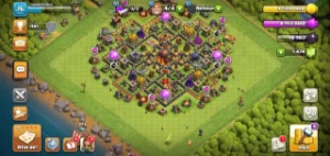 Conta de Clash off Clans cv 9 - Clash of Clans