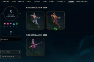 [Entrega Automática] Conta Lol Platina, 35K Ea, 44 Skins - League of Legends