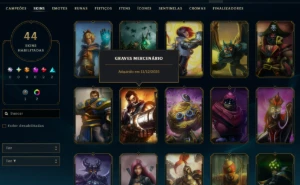 [Entrega Automática] Conta Lol Platina, 35K Ea, 44 Skins - League of Legends