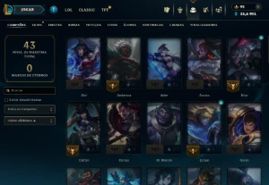 [Entrega Automática] Conta Lol Platina, 35K Ea, 44 Skins - League of Legends