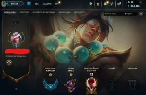 [Entrega Automática] Conta Lol Platina, 35K Ea, 44 Skins - League of Legends