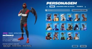 Conta Fortnite rara com IKONIK e salve o mundo com farm