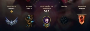 CONTA LEAGUE OF LEGENDS LOL