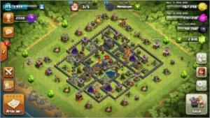 Clash of clans cv 9 quase full
