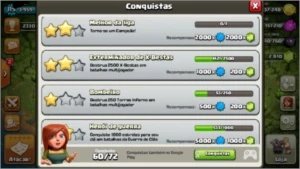 Clash of clans cv 9 quase full