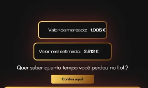 Conta antiga, com quase todos os campeões