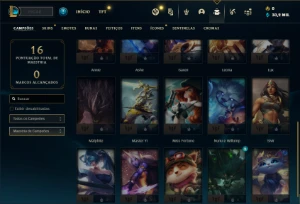 Conta MESTRE com 80% de win rate - League of Legends LOL