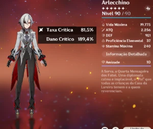 6 cinco estrelas + 60 Destinos + Garantido | AR 55 - Genshin Impact