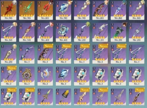 6 cinco estrelas + 60 Destinos + Garantido | AR 55 - Genshin Impact