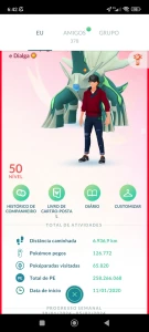 Conta pokémon Go NV 50 (conta canela desde 2020 - Pokemon GO