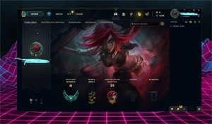 smurf platina 4 (duas disponíveis) - League of Legends LOL