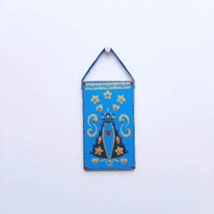 Quadro Padroeira N. S. Aparecida P - Artesanato e Personalizados