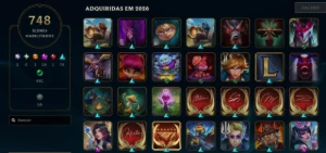Contas   Conta Colecionador | Itens Exclusivos - League of Legends LOL
