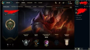 Conta no Lol nvl 119 com 95 skins  e 122 champions - League of Legends