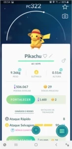 Pikachu com Chapeu de Palha (One Piece) - Pokemon GO - Pokémon
