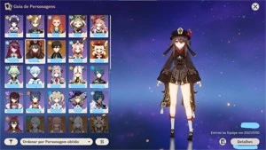 Conta de Genshin, Klee Zhongli E Hu tao - Genshin Impact