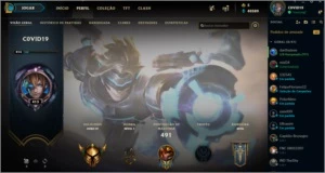 Conta League of Legends - Todos os champs LOL