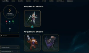 Conta League of Legends - Todos os champs LOL