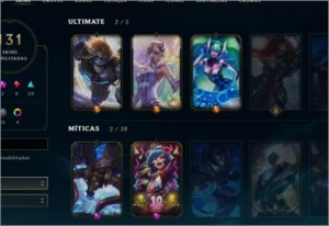 Conta League of Legends - Todos os champs LOL