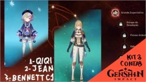 2 5⭐ 3 CONTAS AR5 GENSHIN(PREÇO DE UMA)2 5⭐ - Genshin Impact