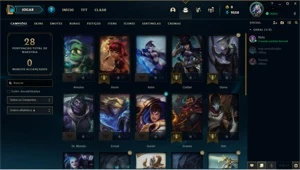 CONTA LOL , PLATINA 2 COM TODAS INFORMAÇÕES ! - League of Legends