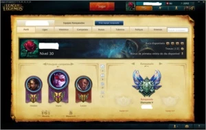 Conta de league of legends LOL