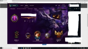 Conta league of legends GOLD IV 118 Champions LOL