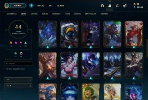 Conta DIAMANTE 4 (ex D1), com 44 skins e 94 champs - League of Legends LOL