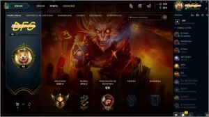 CONTA OURO - S8 E S9 - COM SKINS E CHAMPS - MMR ALTO - League of Legends LOL