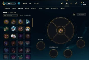 Conta ouro 4 com 23 Champs e 2 Skins - League of Legends LOL