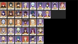 CONTA GENSHIN AR55 3 ARMAS 5⭐(2 DE ASSINATURA)+10 LENDARIOS - Grand Fantasia GF