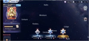Conta Saint Seiya Awakening, Todos personagens SSA